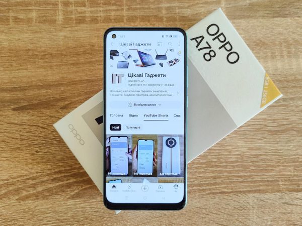 OPPO A78 – Огляд бюджетного смартфона з ціною від 7500 грн